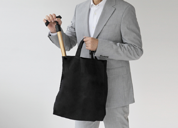 AH12 folded size fits easily into a handbag