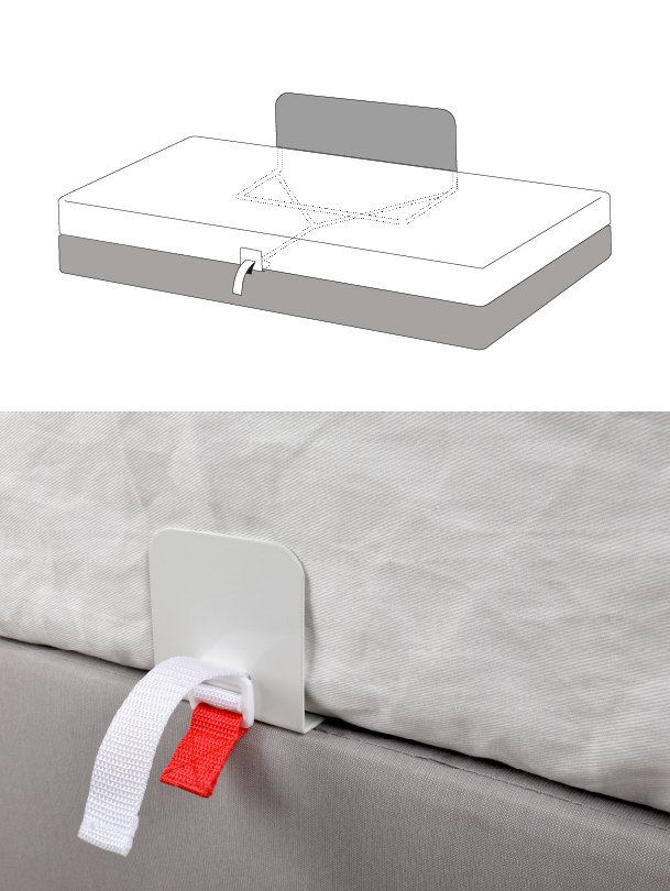L-Bracket System for Secure Bed Frame Attachment