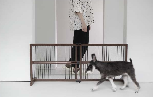 Solid Wood Free Standing Gate - No Wall Required