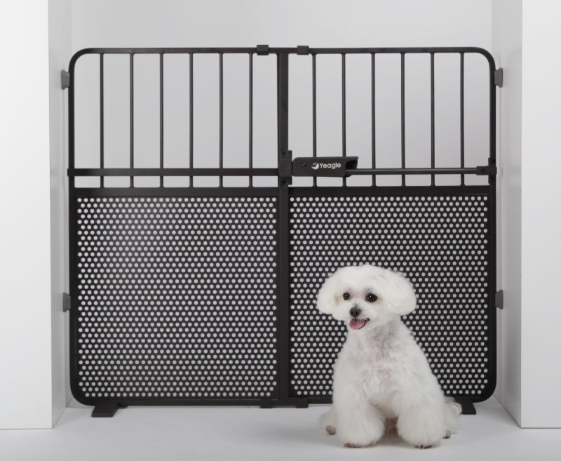 Perforated Flexi Fit Pet Gate Tall PG17 - Extra Tall Quick Open Dog Gate