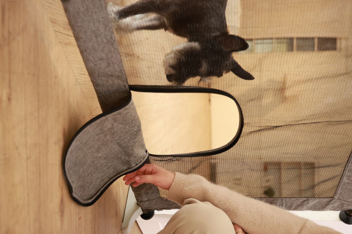 Zipped Pet Door for Independent Dog Access